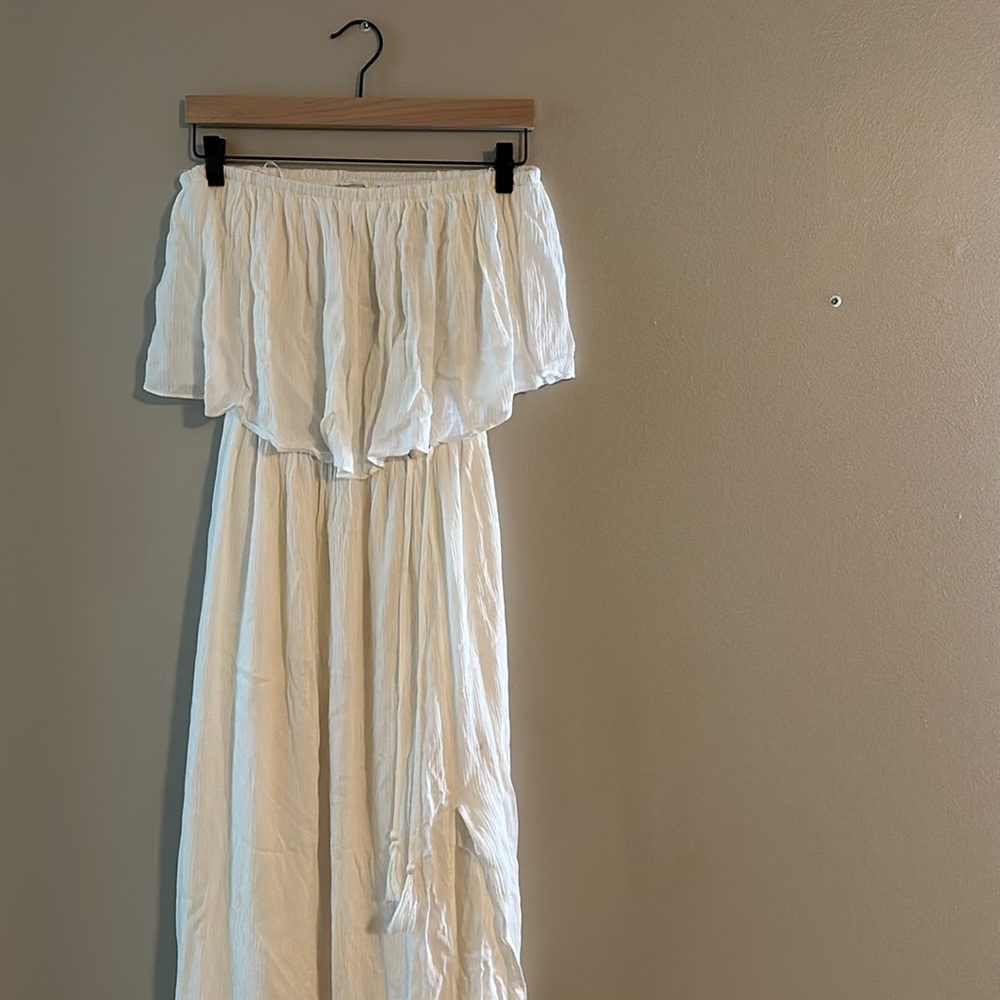 NWT Woven strapless maxi dress - Picture 8 of 11